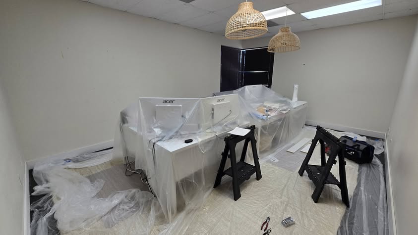 Professional interior painting by EZ Innovation LLC, Houston handyman